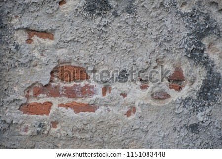 wall texture with red brick wall