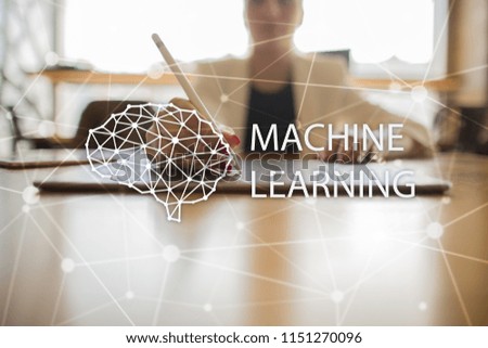 Machine learning technology and artificial intelligence in modern manufacturing.