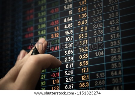 Various type of financial and investment products in Bond market. i.e. REITs, ETFs, bonds, stocks. Sustainable portfolio management, long term wealth management with risk diversification concept. Royalty-Free Stock Photo #1151323274