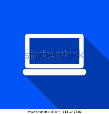 Notebook icon with shadow , vector sign design