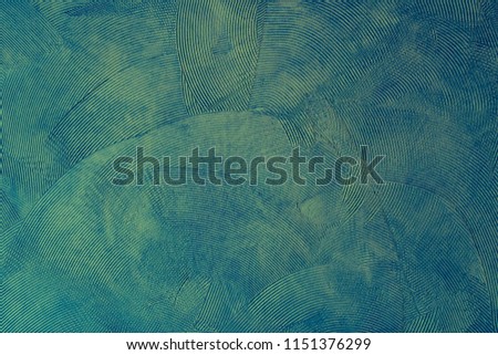 Focus on a green blue wall Royalty-Free Stock Photo #1151376299
