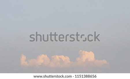 photo of evening clouds