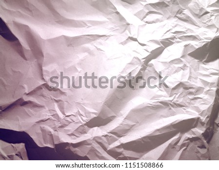Crumpled paper texture background.