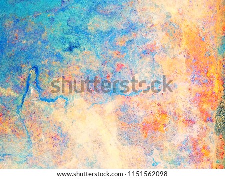 colorful aged rustic wall texture background 