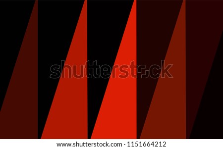 Dark Red vector polygonal pattern. Colorful illustration in polygonal style with gradient. That new template can be used for your brand book.