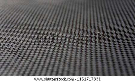 Black carbon fiber composite palin weave woven