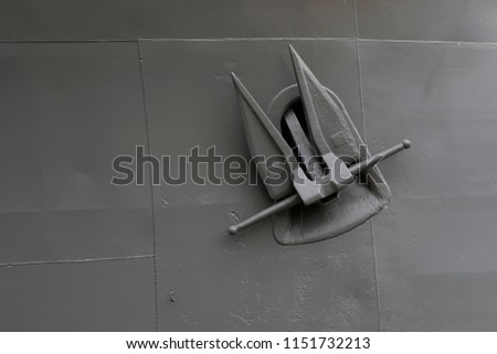 Anchor warship, Battleship anchor.