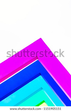 A colorful building. Colorful background pictures