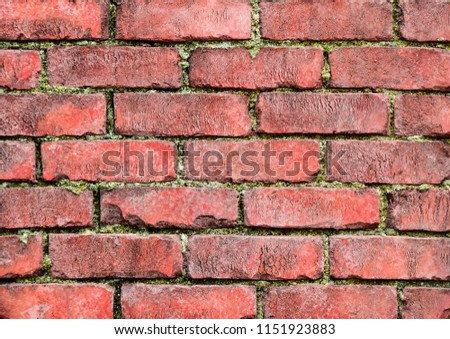 Red brick wall background/texture