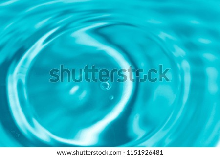 Water Drop, Close Up Macro View