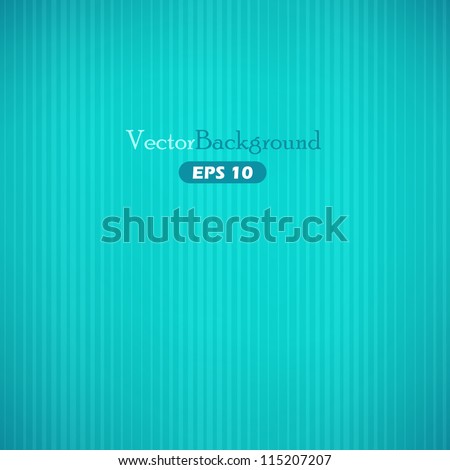 Turquoise abstract vector background with stripes Royalty-Free Stock Photo #115207207