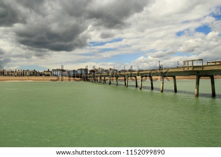 View from the pier in Deal UK
