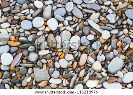 Sea stones background. Royalty-Free Stock Photo #115218976