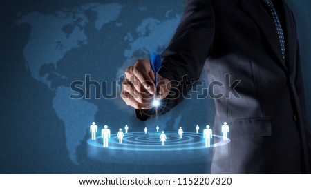 Concept of target audience Royalty-Free Stock Photo #1152207320
