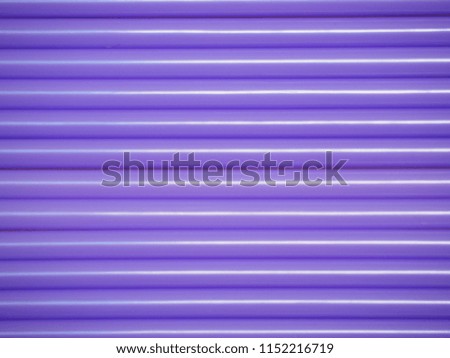 Pattern purple plastic straws background & texture