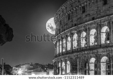 colosseum in Rome  Royalty-Free Stock Photo #1152311489