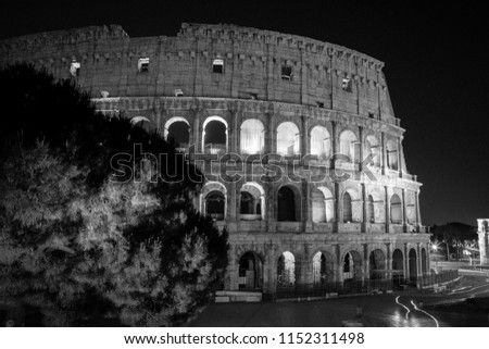 colosseum in Rome  Royalty-Free Stock Photo #1152311498
