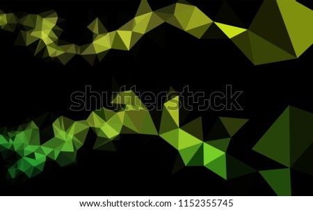 Light Green vector polygonal background. A completely new color illustration in a vague style. The elegant pattern can be used as part of a brand book.