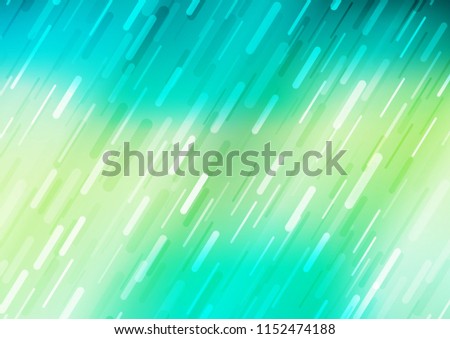 Light Green, Yellow vector template with repeated sticks. Lines on blurred abstract background with gradient. Smart design for your business advert.