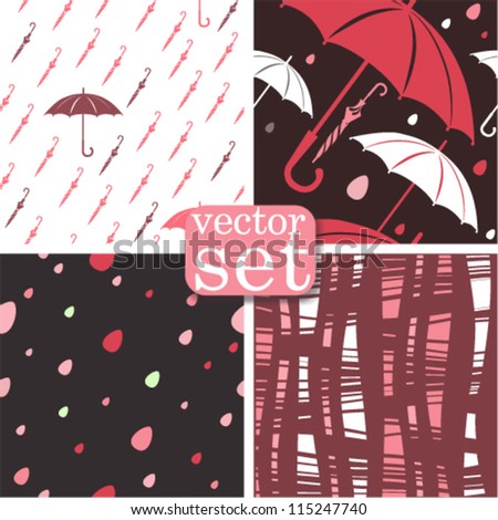 Seamless Autumn background Collection - for design in vector