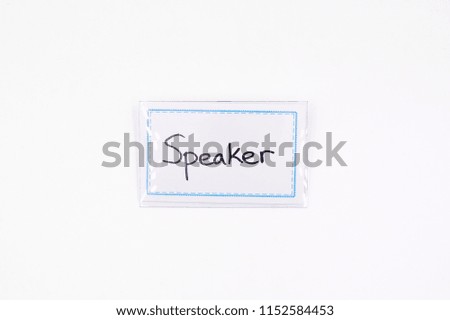 Clip and pin name badge
