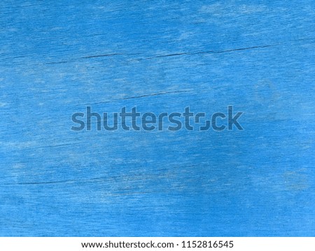 Blue wooden background, paper board for create your text, nature trunk 