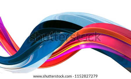 abstract background  luxury curve, elegant wallpaper design, 3D object with dynamic waves