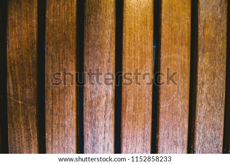 The oke brown stripe fine polish wood prank with gap, texture background. 