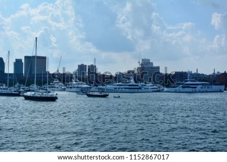 Boston Harbour Skyline
