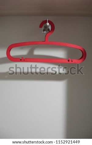Red cloth hanger