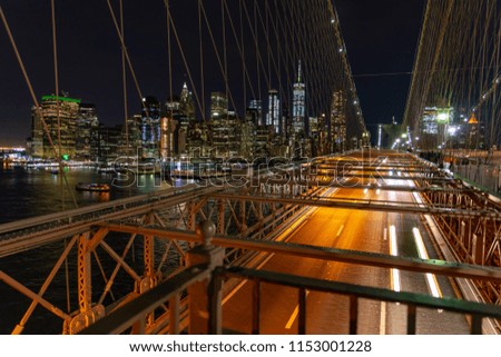 Brooklyn Bridge with NYC Skyline Backdrop