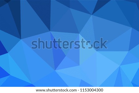 Light BLUE vector low poly layout. Elegant bright polygonal illustration with gradient. Brand new design for your business.