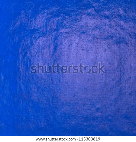Blue carbon paper surface close up
