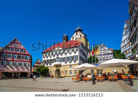 Herrenberg, Market, Germany 