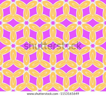 Abstract vector seamless pattern with abstract floral and leave style. Repeating sample figure and line. For modern interiors design, wallpaper, textile industry.