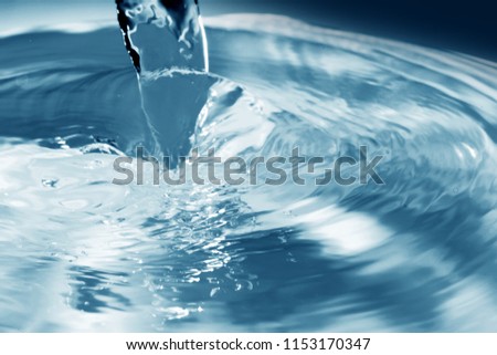 Water background / Water is a transparent, tasteless, odorless, and nearly colorless chemical substance that is the main constituent of Earth's streams, lakes, and oceans