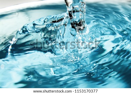 Water background / Water is a transparent, tasteless, odorless, and nearly colorless chemical substance that is the main constituent of Earth's streams, lakes, and oceans