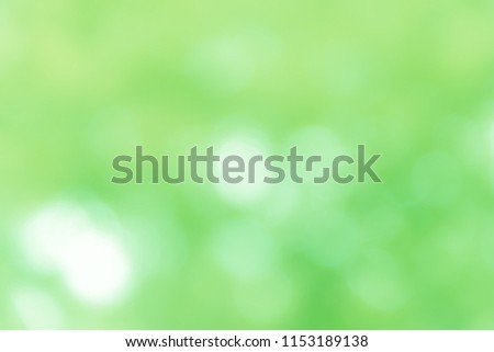 Blurred green bokeh texture background