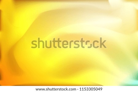 Light Green, Yellow vector pattern with bent ribbons. An elegant bright illustration with gradient. The template for cell phone backgrounds.