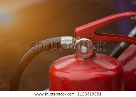Fire extinguisher is not available,recharge