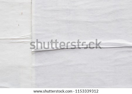 white weathered wrinkled poster texture background