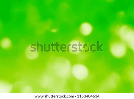 Fresh vivid spring optimistic green bokeh spotted blur image background