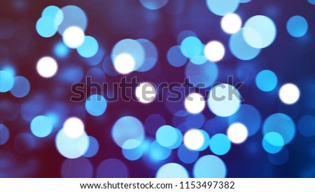 Blue light - Bokeh abstract light background.blurred