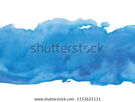 blue watercolor background, shades of blue