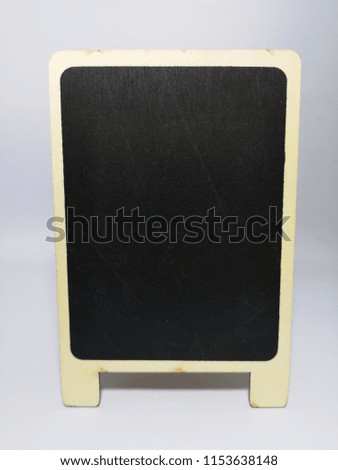 Black​board​, with white​ background​