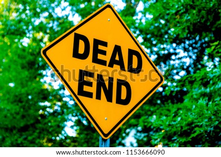 Dead End Sign 