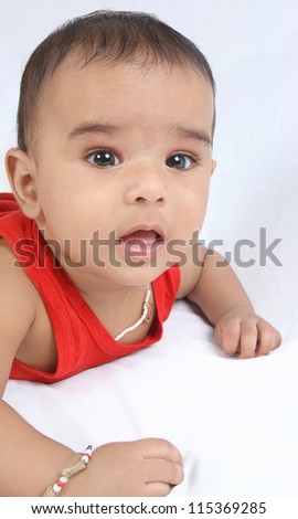 Indian Cute Baby Posing to Camera