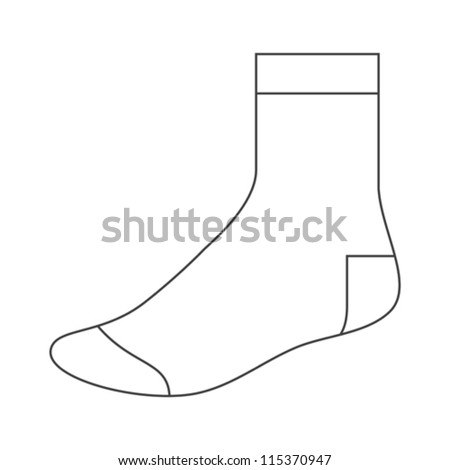 Sock Template Illustrator Jobs