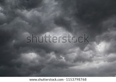 thunder clouds in the sky Royalty-Free Stock Photo #1153798768