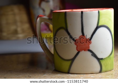 Teacup Flower background